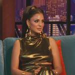 Jessel’s gold confessional dress on The Real Housewives of New York City