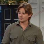 Johnny’s khaki green shirt on Days of our Lives