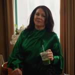 Judge Toledo’s green satin blouse on All Rise