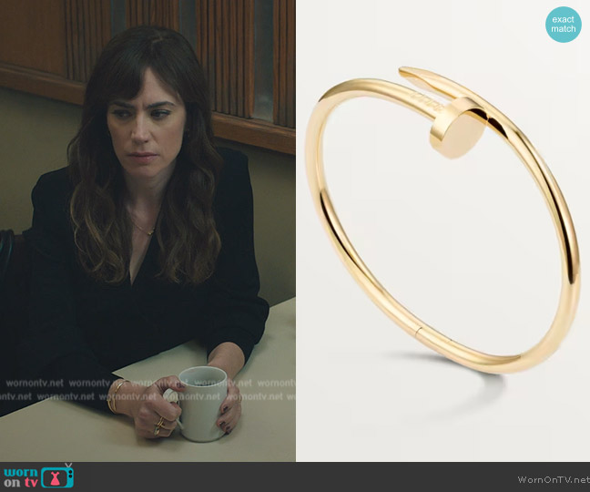 Cartier Juste Un Clou Bracelet worn by Wendy Rhoades (Maggie Siff) on Billions