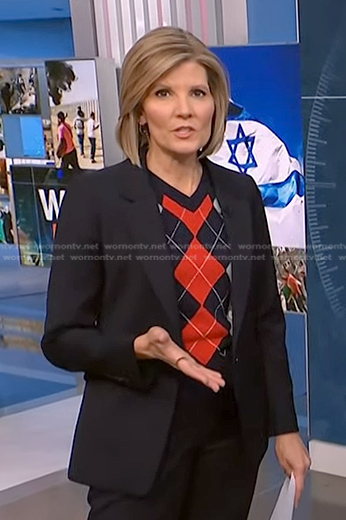 Kate's argyle vest on NBC News Daily