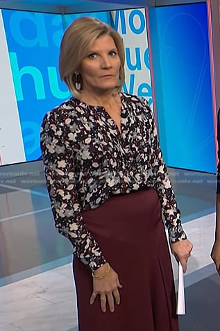 Kate’s floral blouse on NBC News Daily