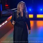 Kelly’s denim wrap dress by The Kelly Clarkson Show on The Kelly Clarkson Show