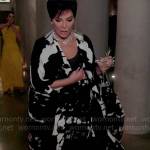 Kris’ tie dye kaftan on The Kardashians