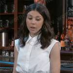 Kristina’s white cropped shirt on General Hospital