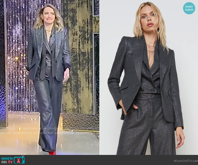 L'Agence Fable Vest worn by Bethany Joy Lenz on Tamron Hall Show