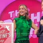 Lara’s green tie dye dress on Good Morning America