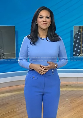 Laura's blue pants on Today