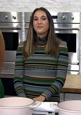 Leah Cohen’s striped dress on Today