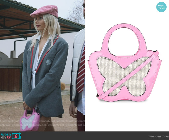 Les Petits Joueurs Butterfly Top Handle Bag worn by Isadora Artinan (Valentina Zenere) on Elite