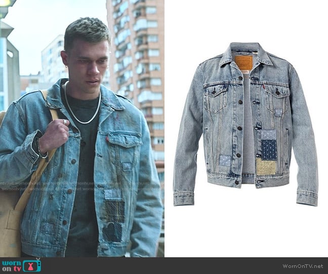 Levi's Trucker Jacket worn by Eric (Gleb Abrosimov) on Elite