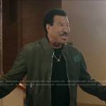 Lionel Richie’s green suede jacket on Good Morning America