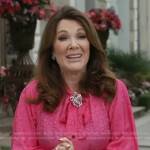 Lisa Vanderpump’s pink leopard dress on Good Morning America