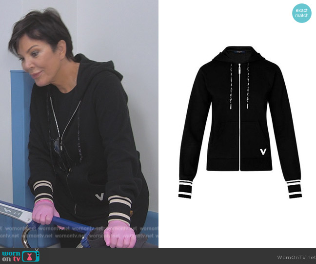 Louis Vuitton Hoodie worn by Kris Jenner (Kris Jenner) on The Kardashians