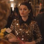 Mabel’s sequin collared dress on Only Murders in the Building