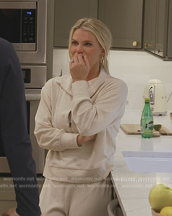 Madison's beige hoodie on Southern Charm