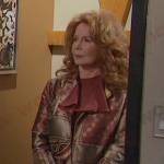 Maggie’s mixed print jacket coat on Days of our Lives