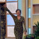 Maria Figueroa Rodriguez’s floral print dress on Tamron Hall Show