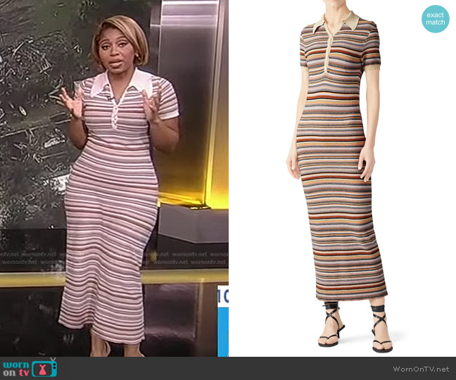 Nanushka Aube Dress worn by Somara Theodore on Good Morning America