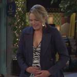 Nicole’s white print v-neck dress on Days of our Lives