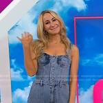 Nikki Glaser’s denim jumpsuit on Today