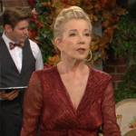 Nikki’s metallic red gown on The Young and the Restless