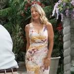 Nina’s tropical floral print dress on General Hospital