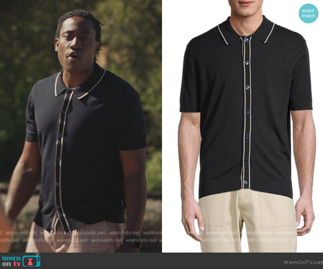 WornOnTV: Luke’s black contrast trim shirt on All Rise | Clothes and ...