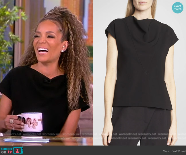 WornOnTV: Sunny’s leather weave skirt on The View | Sunny Hostin ...