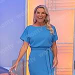 Rachel’s turquoise blue dress on The Price is Right