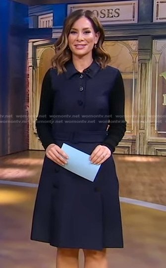 Michael Kors Knee-length Dresses worn by Rebecca Jarvis as seen in Good  Morning America on June 27, 2023