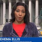 Rehema Ellis’s gray cardigan on NBC News Daily