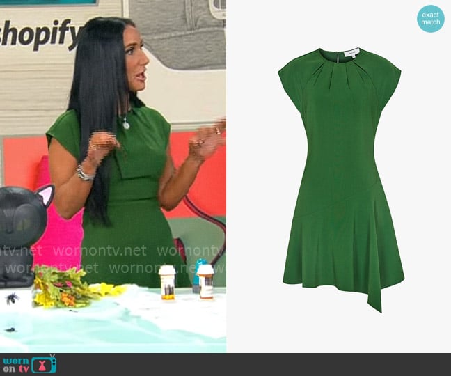 Reiss Belle Dress worn by Elizabeth Werner on CBS Mornings