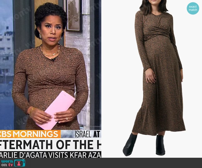Ripe Maternity Shae Dress worn by Adriana Diaz on CBS Mornings