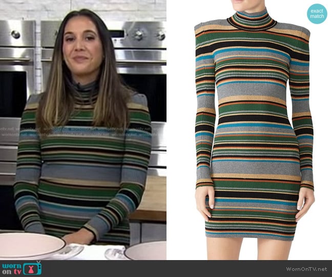 Ronny Kobo Tanysha Sweater Dress worn by Leah Cohen on Today