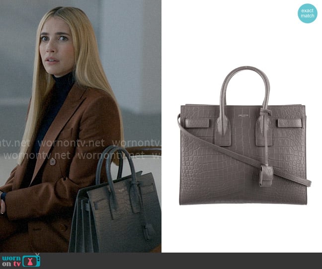 Saint Laurent Sac du Jour worn by Anna Victoria Alcott (Emma Roberts) on American Horror Story