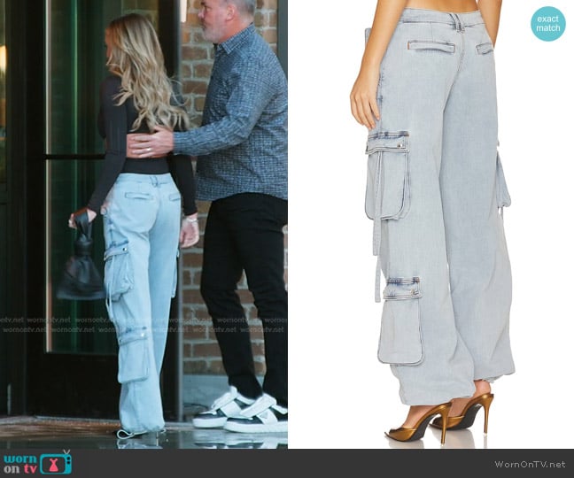 SER.O.YA Samira Low Rise Cargo Pant worn by Whitney Rose on The Real Housewives of Salt Lake City