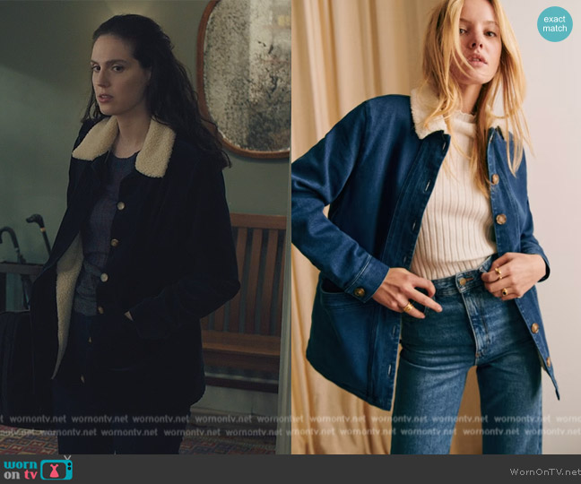 Sezane Will Jacket worn by Eva Victor (Rian) on Billions