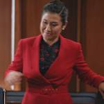 Sherri’s red belted blazer on All Rise