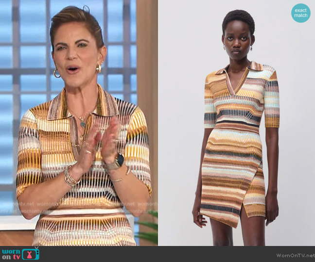 Simkhai Solana Dress worn by Natalie Morales on The Talk