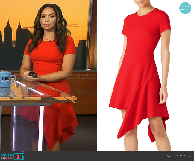 Slate & Willow Drape Hem Dress worn by Adelle Caballero on Today