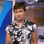 Stephanie Gosk’s floral print top on NBC News Daily