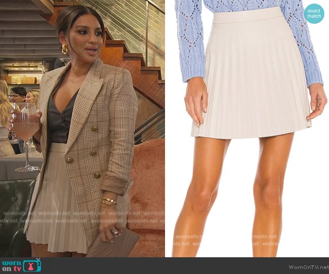 Steve Madden Private School Skirt worn by Leva Bonaparte on Southern Charm