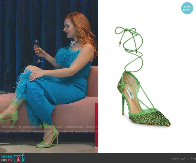 Steve Madden Vanity Green Rebooted worn by Chloe (Mirela Balic) on Elite