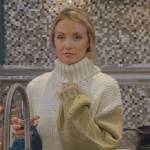 Taylor’s colorblock turtleneck sweater on Southern Charm