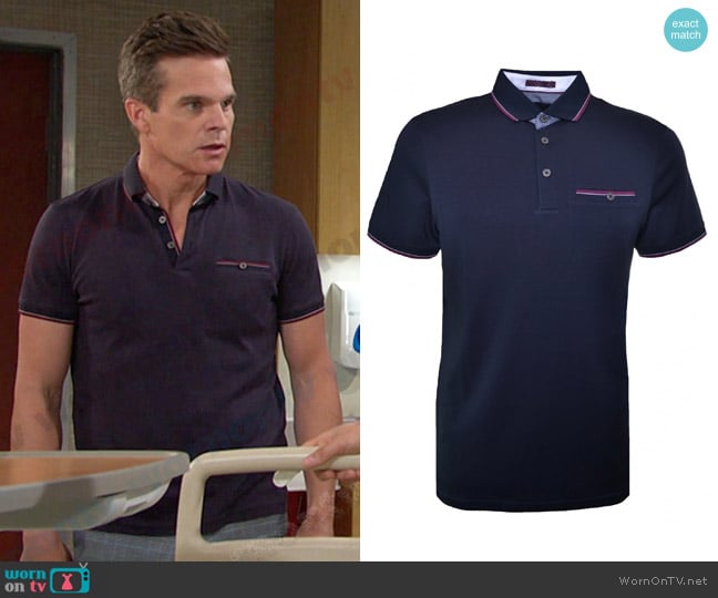 Ted Baker Derry Slim Fit Polo worn by Leo Stark (Greg Rikaart) on Days of our Lives