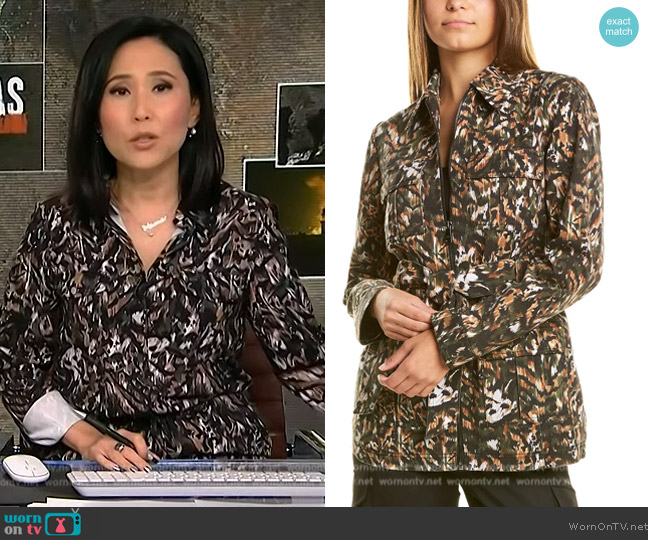 Ted Baker Inniza Urban Jacket worn by Vicky Nguyen on NBC News Daily