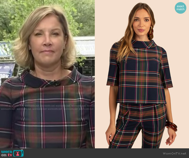 WornOnTV: Kristen Dahlgren’s plaid top on NBC News Daily | Clothes and ...