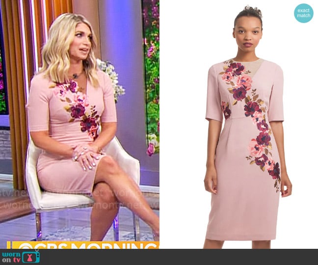 Trina Turk Knightly Dress worn by Lauren Bercier on CBS Mornings