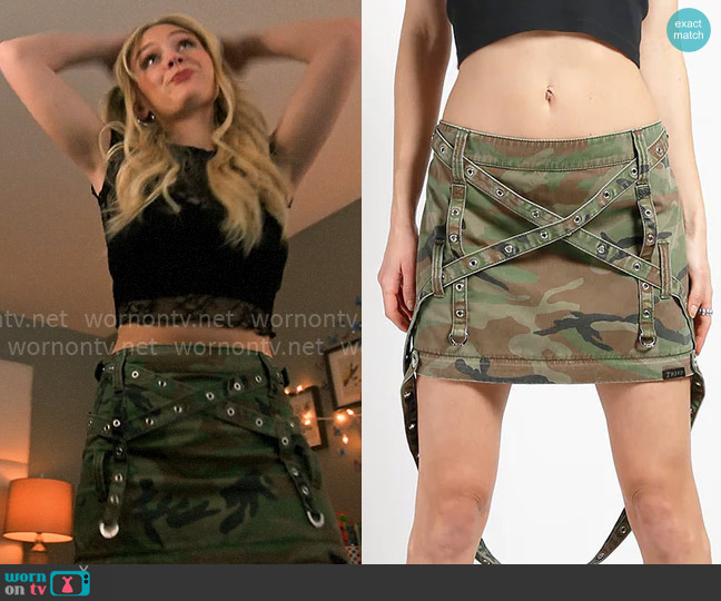 WornOnTV: Lexy's camo print mini skirt on Chucky, Alyvia Alyn Lind